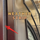 KaMic 60" x 80" Environment Damage Resistant Polyurethane Composite Exterior Entry House Front Door, Wrought Iron Door w/ Openable Tempered Rain Glass Window, Left-Hand Double Door Inward Swing Espresso