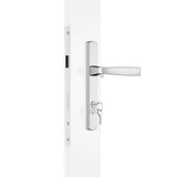 KaMic Versa-Fold 108" x 96" 3 Panels Aluminum Folding Doors In White, Folded Out From Left To Right Model #: FD3PWH10896-LR
