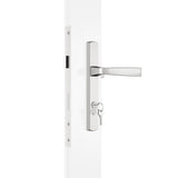 KaMic Versa-Fold 96" x 80" 3 Panels Aluminum Folding Doors In White, Folded Out From Left To Right Model #: FD3PWH9680-LR