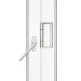 KaMic Versa-Fold 168" x 80" 5 Panels Aluminum Folding Door In White, Folded Out From Left To Right Model #: FD5PWH16880-LR