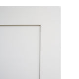 KaMic 32" x 80" Prehung Interior Door White MDF Primed Shaker with Solid Wood Door Frame, Left-Hand Swing-in (5 Pieces)