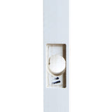 KaMic 32" x 80" Prehung Interior Door White MDF Primed Shaker with Solid Wood Door Frame, Left-Hand Swing-in (5 Pieces)