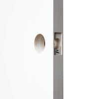 KaMic 24" x 80" Prehung Interior Door White MDF Primed Shaker with Solid Wood Door Frame, Right-Hand Swing-in (5 Pieces)