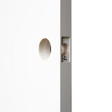 KaMic 24" x 80" Prehung Interior Door White MDF Primed Shaker with Solid Wood Door Frame, Right-Hand Swing-in (5 Pieces)