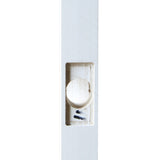 KaMic 24" x 80" Prehung Interior Door White MDF Primed Shaker with Solid Wood Door Frame, Right-Hand Swing-in (5 Pieces)