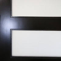 KaMic 36" x 96" Environment Damage Resistant Polyurethane Composite Interior Door Right-Hand Single Door Inward Swing Black - Model #: IDT05RBK3696S-C