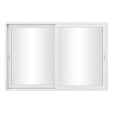 KaMic Vista-Slide 120" x 80" 2-Panel Aluminum Multi-Slide Sliding Doors in White Model #: SD2P2TWH12080-BSO