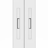 KaMic 72" x 80" 2 Panels Aluminum Sliding Doors in White Model #: SD2P2TWH7280-BSO