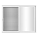 KaMic Vista-Slide 120" x 96" 2-Panel Aluminum Multi-Slide Sliding Doors in White (w/ Screen) Model #: SD2P3TWH12096-BSO-SW