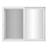 KaMic Vista-Slide 120" x 96" 2-Panel Aluminum Multi-Slide Sliding Doors in White (w/ Screen) Model #: SD2P3TWH12096-BSO-SW