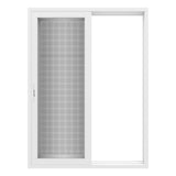 KaMic Vista-Slide 72" x 96" 2-Panel Aluminum Multi-Slide Sliding Doors in White (w/ Screen) Model #: SD2P3TWH7296-BSO-SW