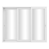 KaMic Vista-Slide 120" x 96" 3-Panel Aluminum Multi-Slide Sliding Doors in White Model #: SD3P3TWH12096-BSO