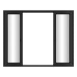 KaMic Vista-Slide 120" x 96" 4-Panel Aluminum Multi-Slide Sliding Doors in Black Model #: SD4P2TBK12096-DO