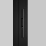 KaMic Vista-Slide 144" x 80" 4-Panel Aluminum Multi-Slide Sliding Doors in Black Model #: SD4P2TBK14480-DO