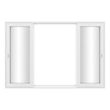 KaMic Vista-Slide 120" x 80" 4-Panel Aluminum Multi-Slide Sliding Doors in White Model #: SD4P2TWH12080-DO