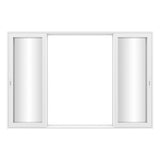 KaMic Vista-Slide 144" x 96" 4-Panel Aluminum Multi-Slide Sliding Doors in White Model #: SD4P2TWH14496-DO