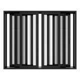 KaMic Vista-Slide 120" x 96" 4-Panel Aluminum Multi-Slide Sliding Doors in Black (w/ Screen) Model #: SD4P3TBK12096-DO-SW