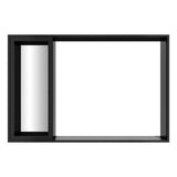 KaMic Vista-Slide 144" x 96" 4-Panel Aluminum Multi-Slide Sliding Doors in Black Model #: SD4P4TBK14496-BSO