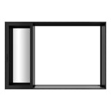 KaMic Vista-Slide 144" x 96" 4-Panel Aluminum Multi-Slide Sliding Doors in Black Model #: SD4P4TBK14496-BSO