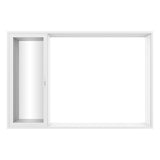 KaMic Vista-Slide 144" x 96" 4-Panel Aluminum Multi-Slide Sliding Doors in Whtie Model #: SD4P4TWH14496-BSO