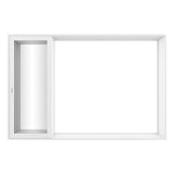 KaMic Vista-Slide 144" x 96" 4-Panel Aluminum Multi-Slide Sliding Doors in Whtie Model #: SD4P4TWH14496-BSO