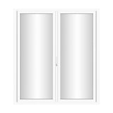 KaMic Elite-Fold Pro 72 in. x 80 in. 2-Panel Aluminum Folding Door in White, Bi-Directional Folding, Hidden Hinges & Rollers, Outward Opening – Model # SE-FD2PWH7280-DO