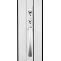 KaMic Elite-Fold 72" x 80" 2-Panel Aluminum Folding Door in Sleek White with Hidden Hinges & Rollers, Left-to-Right Outward Folding Design - Model # SE-FD2PWH7280-LR