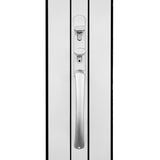 KaMic Elite-Fold 120" x 80" 4-Panel Aluminum Folding Door in Sleek White with Hidden Hinges & Rollers, Left-to-Right Outward Folding Design - Model # SE-FD4PWH12080-LR-FULL