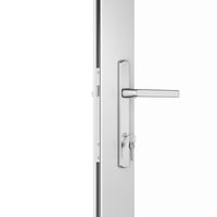 KaMic Elite-Fold 192" x 80" 6-Panel Aluminum Folding Door in Sleek White with Hidden Hinges & Rollers, Dual Open Outward Folding Design - Model # SE-FD6PWH19280-DO