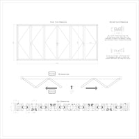 KaMic Elite-Fold 192" x 96" 6-Panel Aluminum Folding Door in Sleek White with Hidden Hinges & Rollers, Dual Open Outward Folding Design - Model # SE-FD6PWH19296-DO