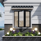 KaMic Elite-Fold 60" x 48" 2-Panel Aluminum Folding Window in Sleek Black with Hidden Hinges & Rollers, Left-to-Right Outward Folding Design - Model # SE-FW2PBK6048-LR