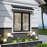 KaMic Elite-Fold 60" x 48" 2-Panel Aluminum Folding Window in Sleek Black with Hidden Hinges & Rollers, Right-to-Left Outward Folding Design - Model # SE-FW2PBK6048-RL
