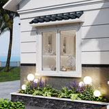 KaMic Elite-Fold 60" x 36" 2-Panel Aluminum Folding Window in Sleek White with Hidden Hinges & Rollers, Left-to-Right Outward Folding Design - Model # SE-FW2PWH6036-LR