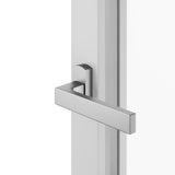 KaMic Elite-Fold 60" x 36" 2-Panel Aluminum Folding Window in Sleek White with Hidden Hinges & Rollers, Right-to-Left Outward Folding Design - Model # SE-FW2PWH6036-RL