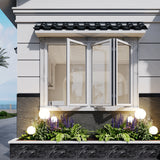 KaMic Elite-Fold 72" x 36" 3-Panel Aluminum Folding Window in Sleek White with Hidden Hinges & Rollers, Left-to-Right Outward Folding Design - Model # SE-FW3PWH7236-LR