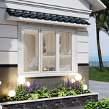 KaMic Elite-Fold 72" x 48" 3-Panel Aluminum Folding Window in Sleek White with Hidden Hinges & Rollers, Right-to-Left Outward Folding Design - Model # SE-FW3PWH7248-RL
