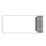 KaMic Elite-Fold 72" x 42" 4-Panel Aluminum Folding Window in Sleek White with Hidden Hinges & Rollers, Right-to-Left Outward Folding Design - Model # SE-FW4PWH7242-RL