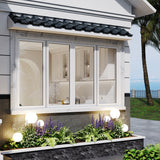 KaMic Elite-Fold 72" x 42" 4-Panel Aluminum Folding Window in Sleek White with Hidden Hinges & Rollers, Right-to-Left Outward Folding Design - Model # SE-FW4PWH7242-RL