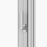 KaMic Elite-Fold 96" x 42" 4-Panel Aluminum Folding Window in Sleek White with Hidden Hinges & Rollers, Right-to-Left Outward Folding Design - Model # SE-FW4PWH9642-RL