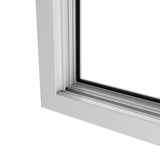 KaMic Elite-Fold 96" x 42" 4-Panel Aluminum Folding Window in Sleek White with Hidden Hinges & Rollers, Right-to-Left Outward Folding Design - Model # SE-FW4PWH9642-RL
